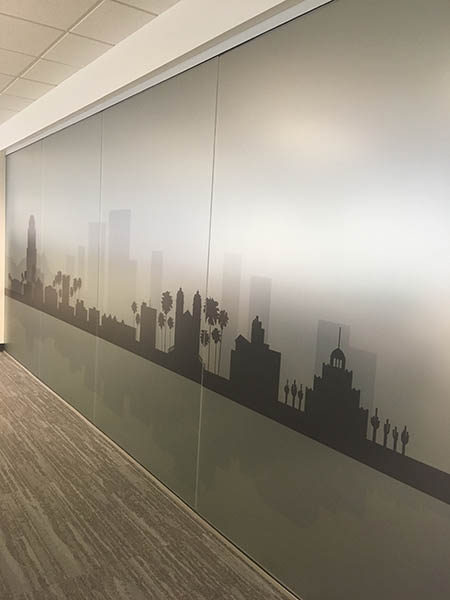 Frosted Vinyl for Privacy in Conference Rooms in Tempe AZ